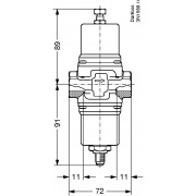 Danfoss 003N5203 - Pressure operated water valve, WVO 10, 8.00 bar - 12.00 bar, 3/8