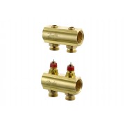 Danfoss 088U0502 - Manifold FHF, Brass, Number of heating manifold connections [loops] [Max]: 2, 10 bar